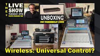 Universol Control Wireless Control of the Studio Live III Console & OWC Thunderboldt 3 Dock Unboxing