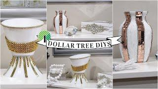 DOLLAR TREE GLAM DIY  EASY DIY BLING HOME DECOR CRAFT IDEAS  FT BEEBEECRAFT
