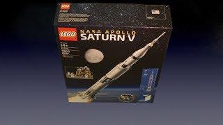 LEGO IDEAS 21309 NASA Apollo Saturn V - Stop Motion Speed Build