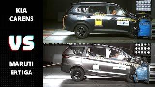 Kia Carens VS Maruti Ertiga - Crash Test