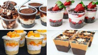 4 Easy No Bake Dessert Cup Recipe  Eggless Dessert Idea  Yummy