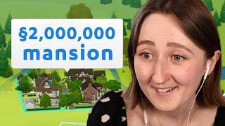 i built a $2000000 MANSION in the sims for 2000000 subscribers