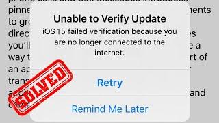 Unable to Verify Update iOS 1515.6.1 on iPhoneiPad - Fixed 2021
