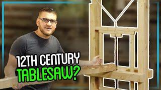 This 12th Century Table Saw Is A Huge Force Multiplier