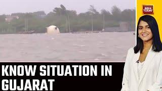 Biparjoy In Gujarat Know What Is The Situation In Gujarat As Cyclone Biparjoy Begins