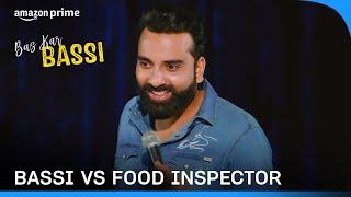 Bassis Encounter with Food Inspector  Bas Kar Bassi  Prime Video India