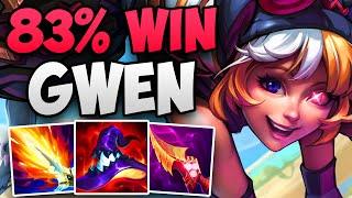 83% WIN RATE GWEN IN CHALLENGER  CHALLENGER GWEN TOP GAMEPLAY  Patch 14.10 S14