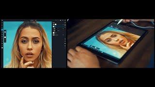 Photoshop On iPad High End Skin Retouch With 4 LayersTurorialTips ft Demi Plaras