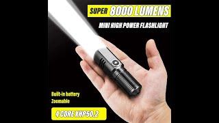 Super Bright MINI XHP50 LED Flashlight - S302