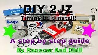 DIY IS300 2JZ Timing belt. Detailed Step By Step Tutorial. Maintenance for your Lexus or Toyota.