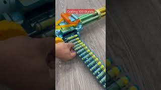 Gatling Electric Toy Gun Unlimited bursts. Do You Like It?  #toygun #nerf #nerfguns  #Gatling