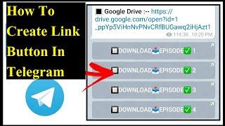 How To Create Link Button In Telegram 2021  techbleed