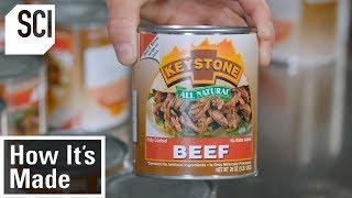 How Factories Produce Canned Meat  How Its Made