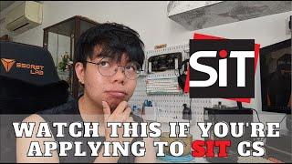 Watch this if youre applying to SIT CS Computing Science