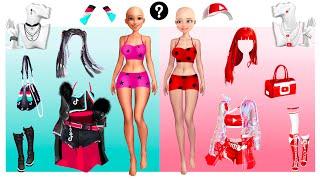 Ladybug Elsa Barbie & Friends SOCIAL NETWORK Dress Up Fashion wow