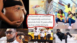 CONGRATULATIONS POPULAR NIGERIA COMEDIAN AY WELCOMES 2ND CHILD AFTER 13 YEARS OF WAITINGTEARSOFJOY