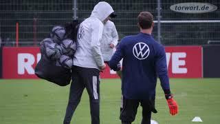 Teil 1 Erstes DFB-Torwarttraining unter Torwarttrainer A. Kronenberg mit Kevin Trapp und Bernd Leno