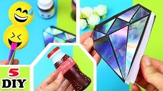 ТОП ЯРКИХ DIY ИЗ НИЧЕГО ПРИГОДИТСЯ ВСЕГДА  БЛОКНОТ КАНЦЕЛЯРИЯ  Back to School 2018