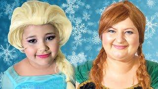 Disney Frozen Elsa and Anna  Makeup Halloween Costumes and Toys