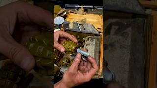 Unboxing An Average Mini Pineapple Wooden Box The Legendary Soviet F-1 Hand Grenade ASMR