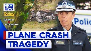 Man and three grandchildren killed in light plane crash near Canberra  9 News Australia