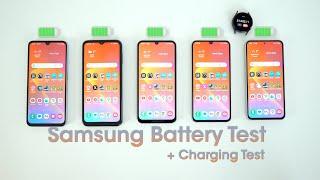 Samsung Galaxy A Series Battery Test