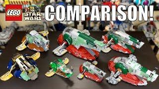 LEGO Star Wars Slave 1 Comparison  7144 7153 6209 8097 75060 75243