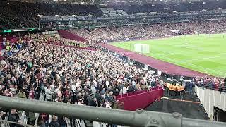 West Ham are MASSIVE  Europa Conference Semi final  London Stadium  West Ham fans