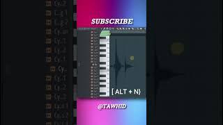 3 FL Studio Piano Roll Tips That Every Producer Needs To Know  #shorts #flstudio