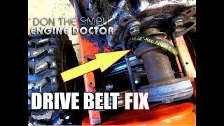 Ariens Snowblower Drive Repair - Fix That Belt That Keeps Coming Off Pulleys