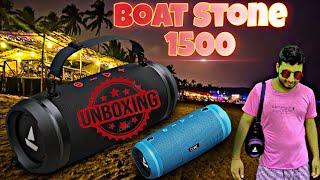 Boat Stone 1500 Bluetooth Speaker Unboxing  Boat Bluetooth Speaker