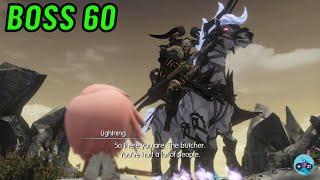 World of Final Fantasy Maxima - Odin Boss vs Lightning Ramewl