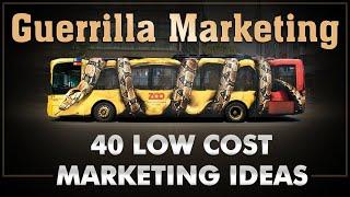 Guerilla Marketing  Ambush Marketing  40 Low Cost Ideas  Dr Vivek Bindra