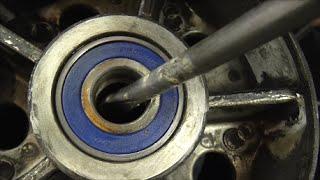 Delboys Garage Motorcycle Wheel Bearing Replacement.