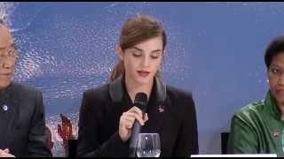 Emma Watson Speech for HeForShe IMPACT 10x10x10 Program at World Economic Forum 2015