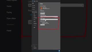 Word Excel Karanlık Mod Aktif Etme  #excel #shorts