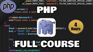 PHP Full Course for non-haters  2023