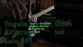 Yngwie Malmsteen Alcatrazz Big Foot Left 120 #イングヴェイ #guitar #Telecaster #emg #早弾き Sweep Picking