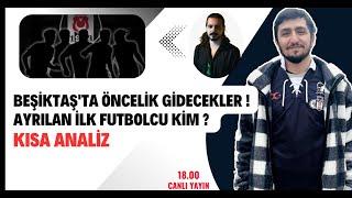 Beşiktaşta Öncelik Gidecekler  Ayrılan İlk Futbolcu Kim ? Kısa Analiz #Beşiktaş