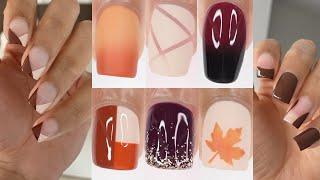 TOP 42 EASY FALL NAIL IDEAS  huge fall nail art compilation