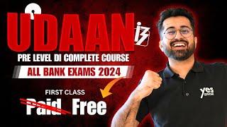UDAAN - Pre Level DI Complete Course  First Class Free   Aashish Arora  Quant for Bank Exams