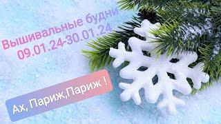 Вышивальные будни 09.01.24-30.01.24ЛукасФинишЦветущий ПарижDimensionsвышивка крестом