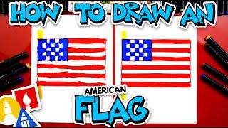How To Draw The American Flag Pixel Art