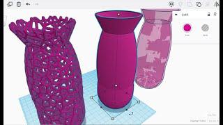 Tinkercad Dersleri - 106. Ders - Basit Çizimlerimizi Voronoiye Nasıl Dönüştürürüz