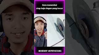 Cara menambal atap baja ringan yang bocor #shorts