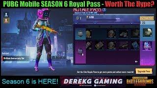 PUBG Mobile SEASON 6 is HERE - Royal Pass Overview - We Want Better Free Rewards