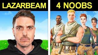 Can 4 Fortnite Noobs Beat LazarBeam...