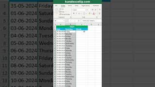 How to use the text function in excel