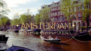 A Day in Amsterdam  Travel Cinematic Film  4k  2024