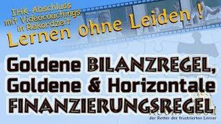 Goldene Bilanzregel Goldene Finanzierungsregel Horizontale Finanzierungsregel